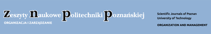 Logo czasopisma Zeszyty Naukowe Politechniki Poznańskiej seria Organizacja i Zarządzanie